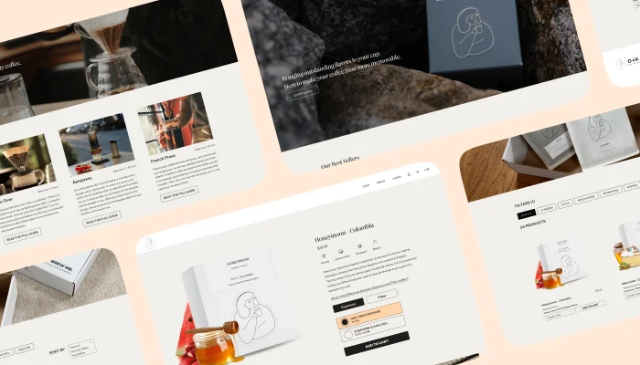 DAK Coffee Website Redesign